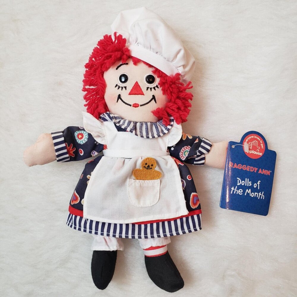 Y2K Raggedy Ann NOVEMBER "Doll of the Month" Collectible Children's Doll Toy